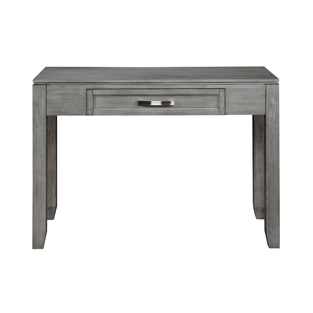 Garretson Acacia Writing Desk in Gray. Picture 3