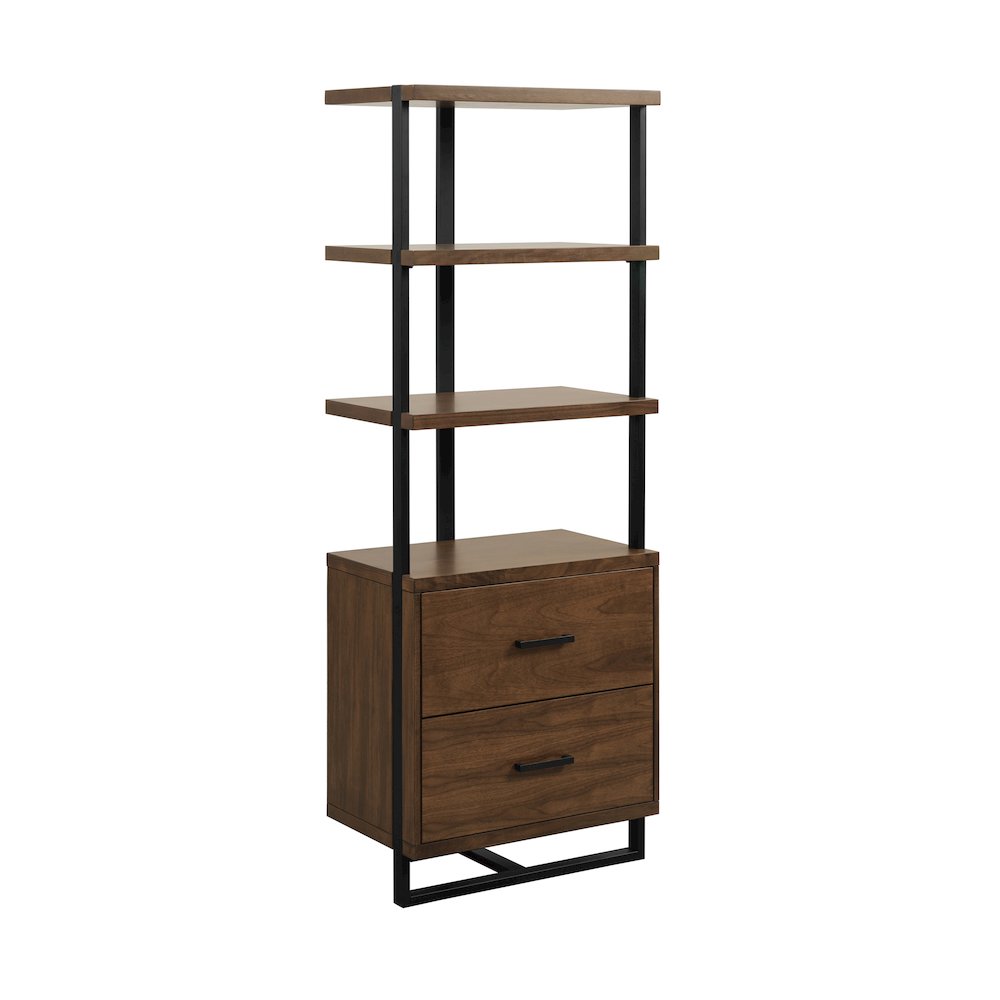 Sedley Rubberwood Side Pier in Walnut. Picture 1