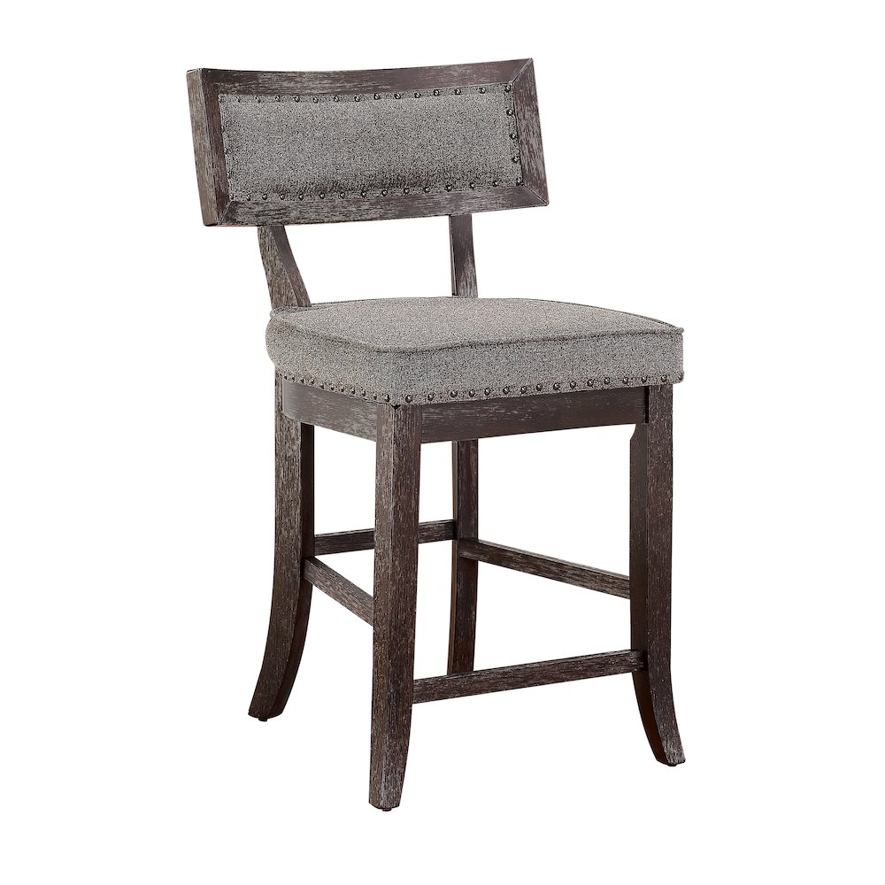 Oxton Wood Counter Height Dining Chair, set of 2 in Baltimoe espesso. Picture 1
