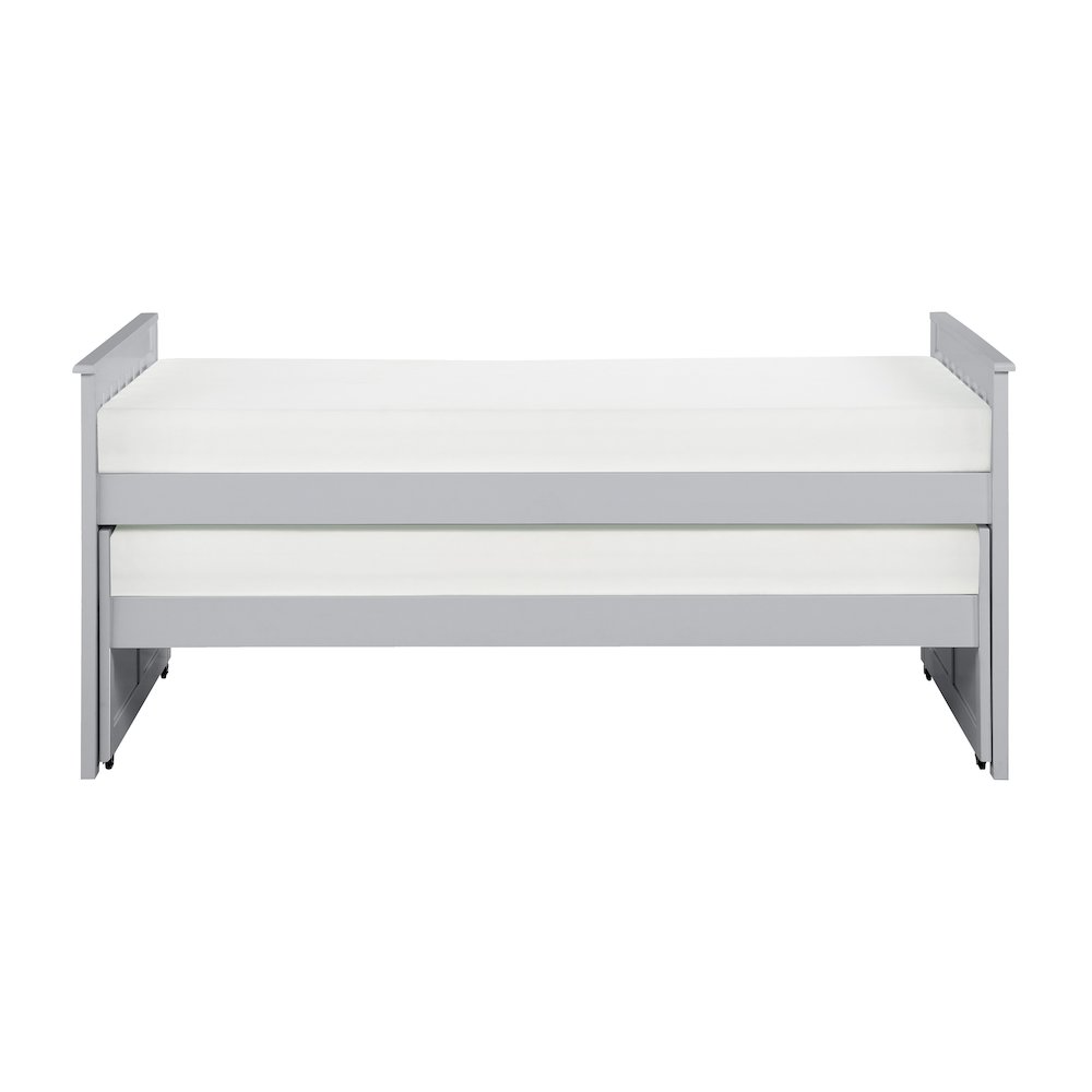 Orion Pine Twin/Twin Bed in Gray. Picture 3