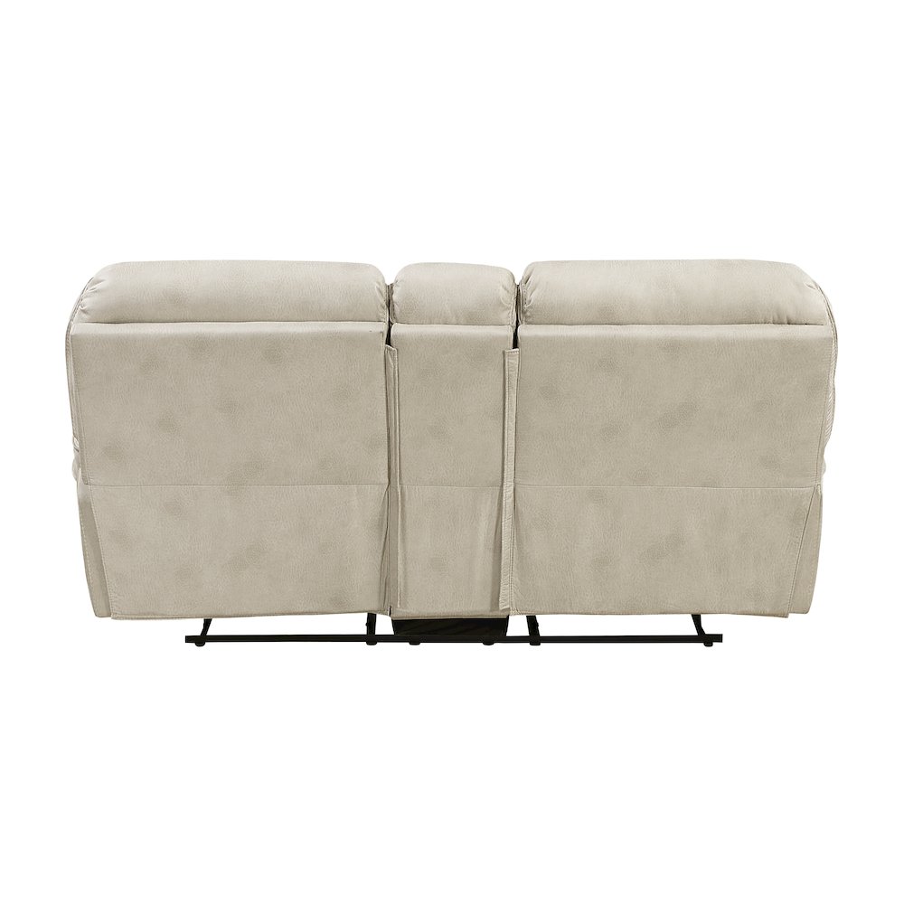 Dublin Chenille Love Seat in Dark Pewter. Picture 3
