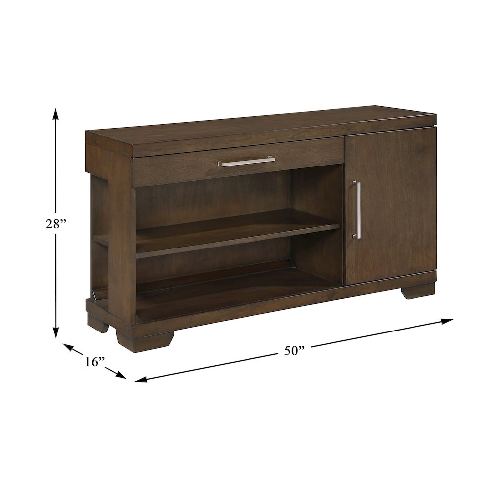 Duncan Asian Hardwood Sofa Table in Espresso. Picture 5