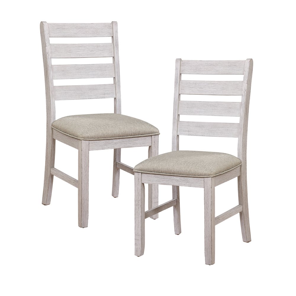 Ithaca Wood Dining Room Side Chair, set of 2 in Brown. Picture 5