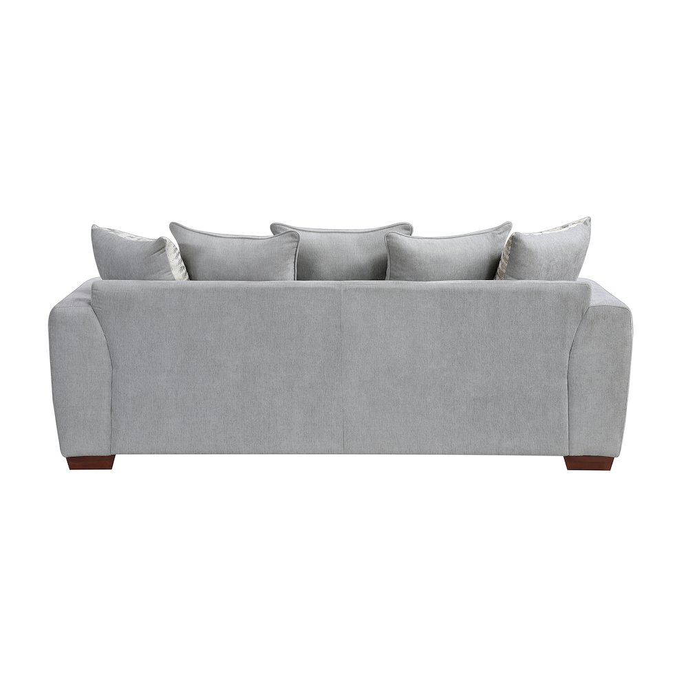 Hume Chenille Sofa in Gray. Picture 4