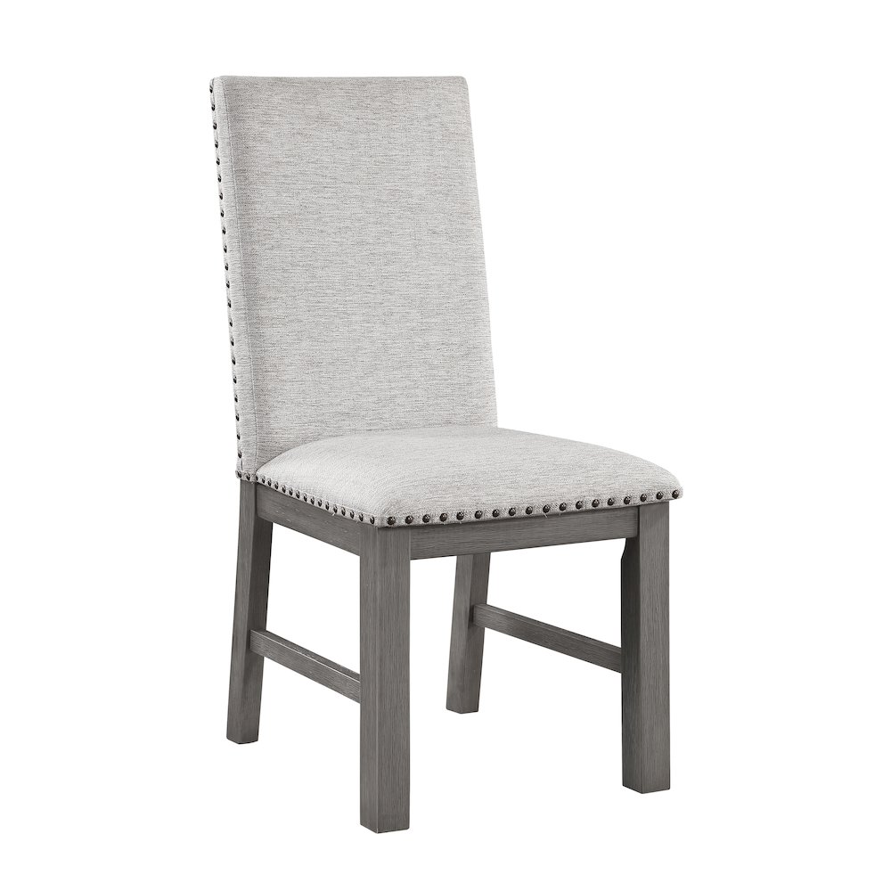 Gresham Textured Dining Room Side Chair, set of 2 in Beige. Picture 1