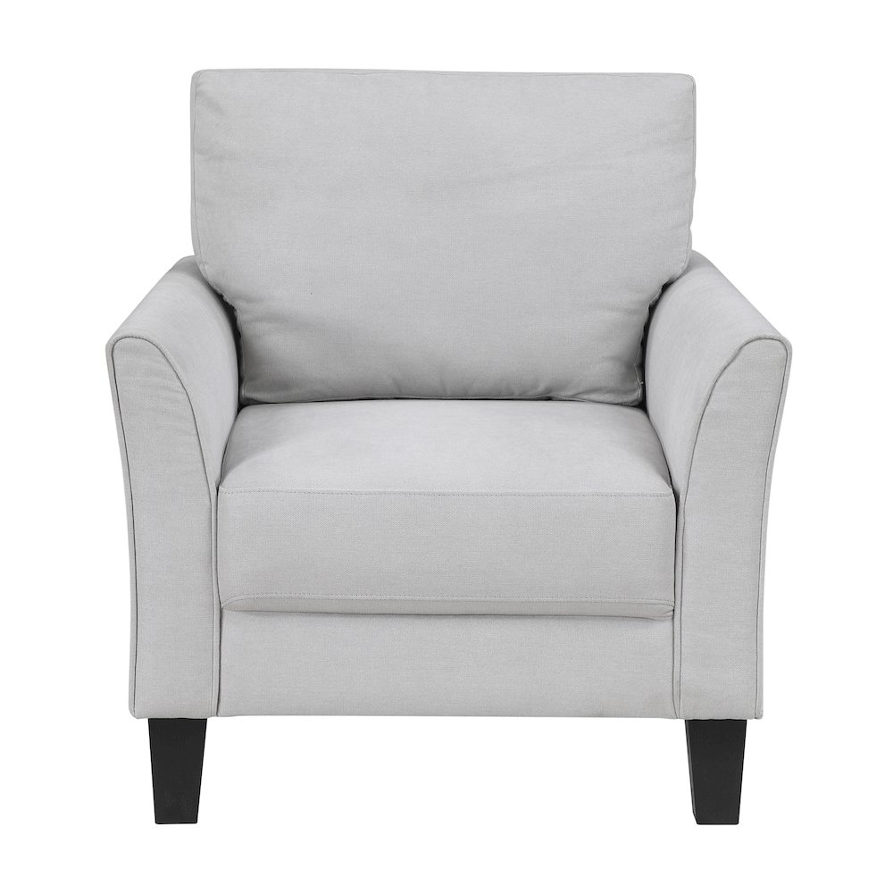Aliana Textured Chair in Gray. Picture 6