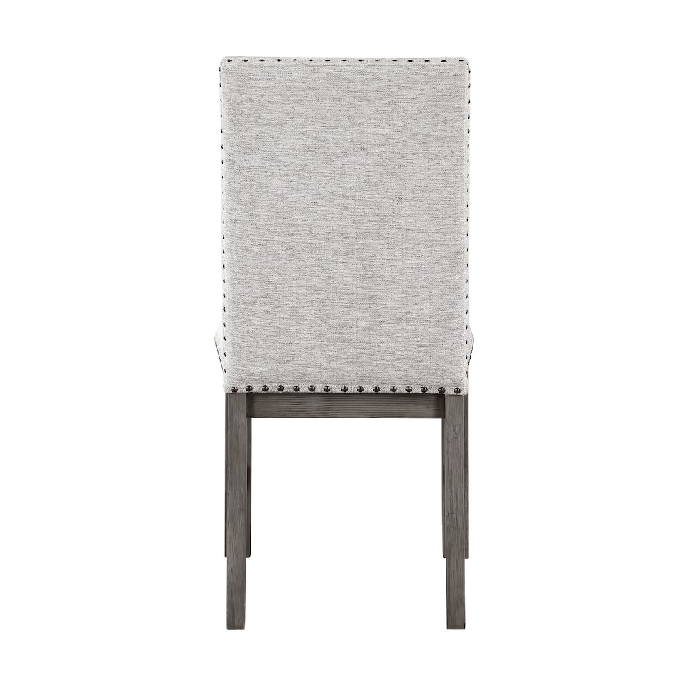 Gresham Textured Dining Room Side Chair, set of 2 in Beige. Picture 3