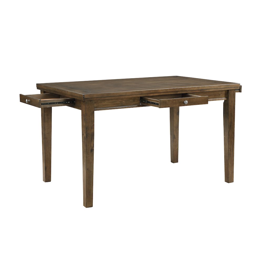 Tigard Wood Counter Height Dining Room Table  in Cherry. Picture 5