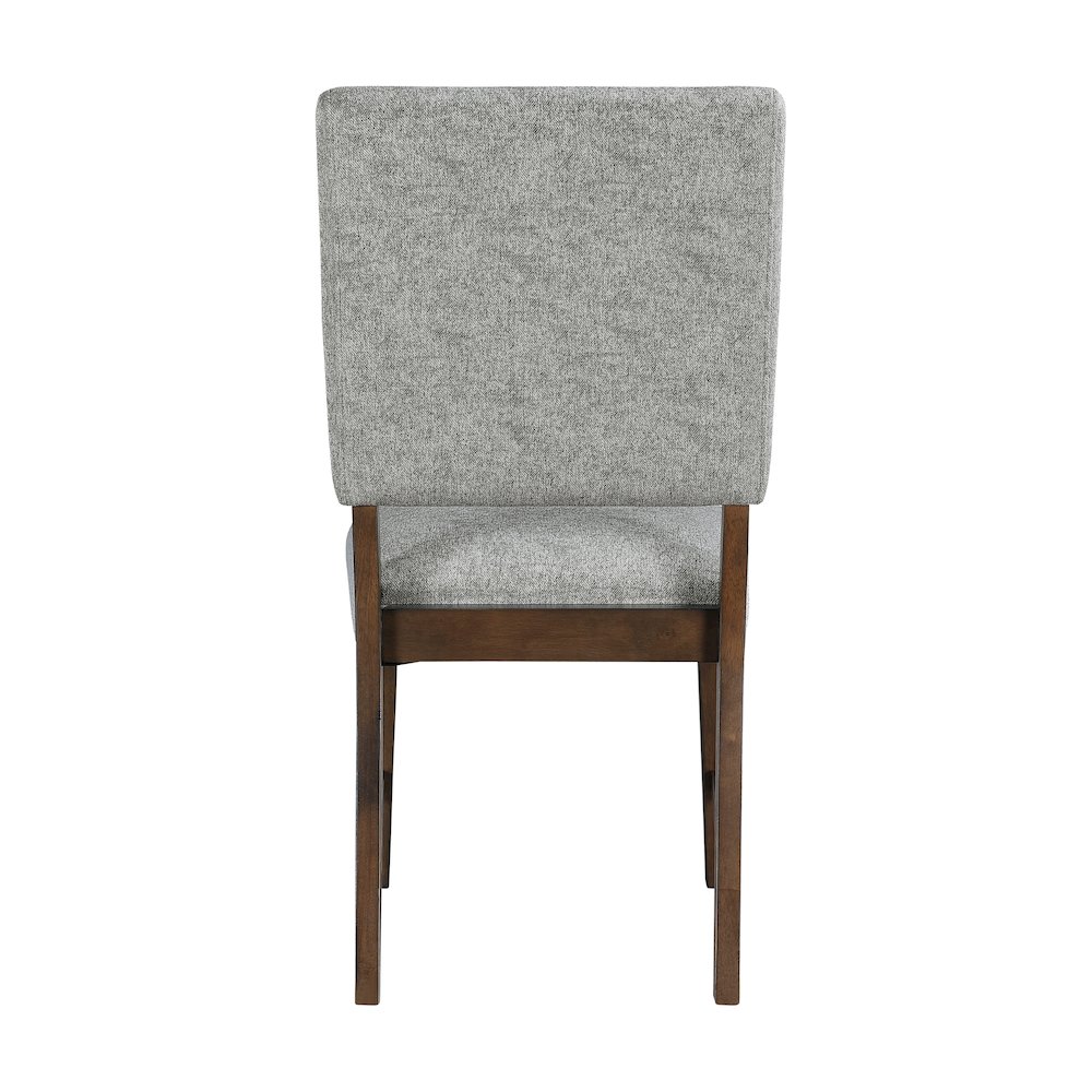 Franco Textured Dining Room Side Chair, set of 2 in Gray. Picture 3