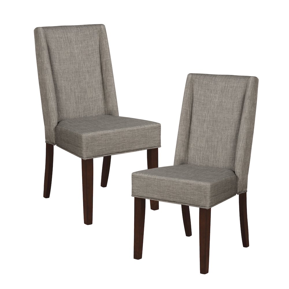 Kavanaugh Wood Dining Room Side Chair, set of 2 in Gray. Picture 6