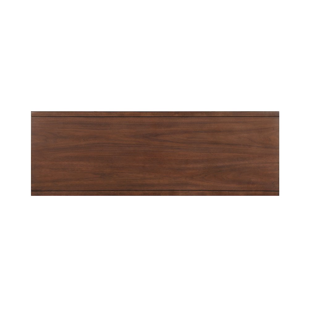 Frolic Rubberwood Sofa Table with Two Functional Drawers in Brown. Picture 5