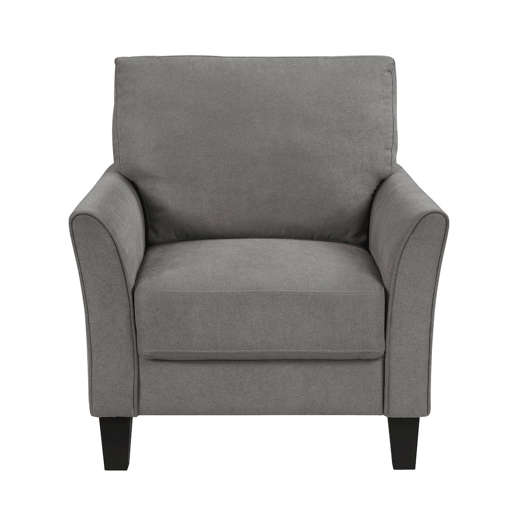 Aliana Textured Chair in Chocolate. Picture 6