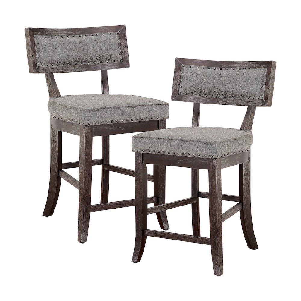 Oxton Wood Counter Height Dining Chair, set of 2 in Baltimoe espesso. Picture 5