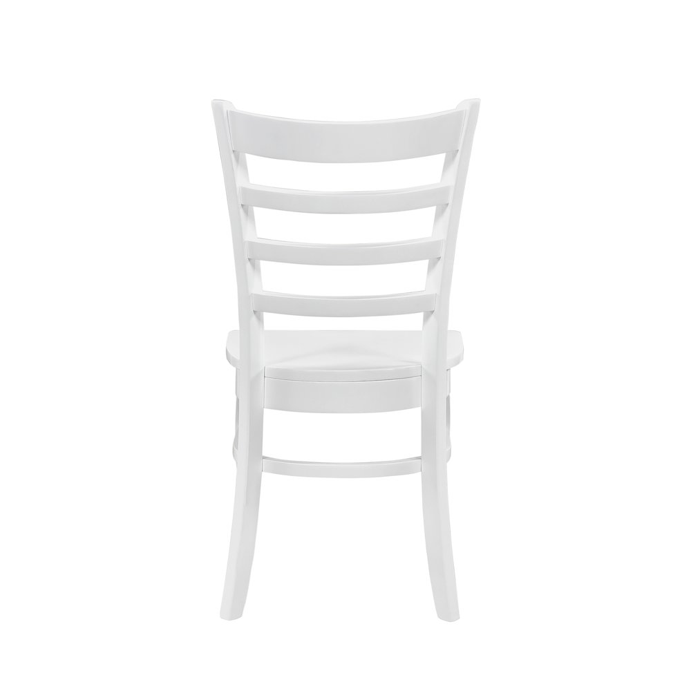 Bonnie Wood Dining Room Side Chair, set of 2 in White. Picture 3