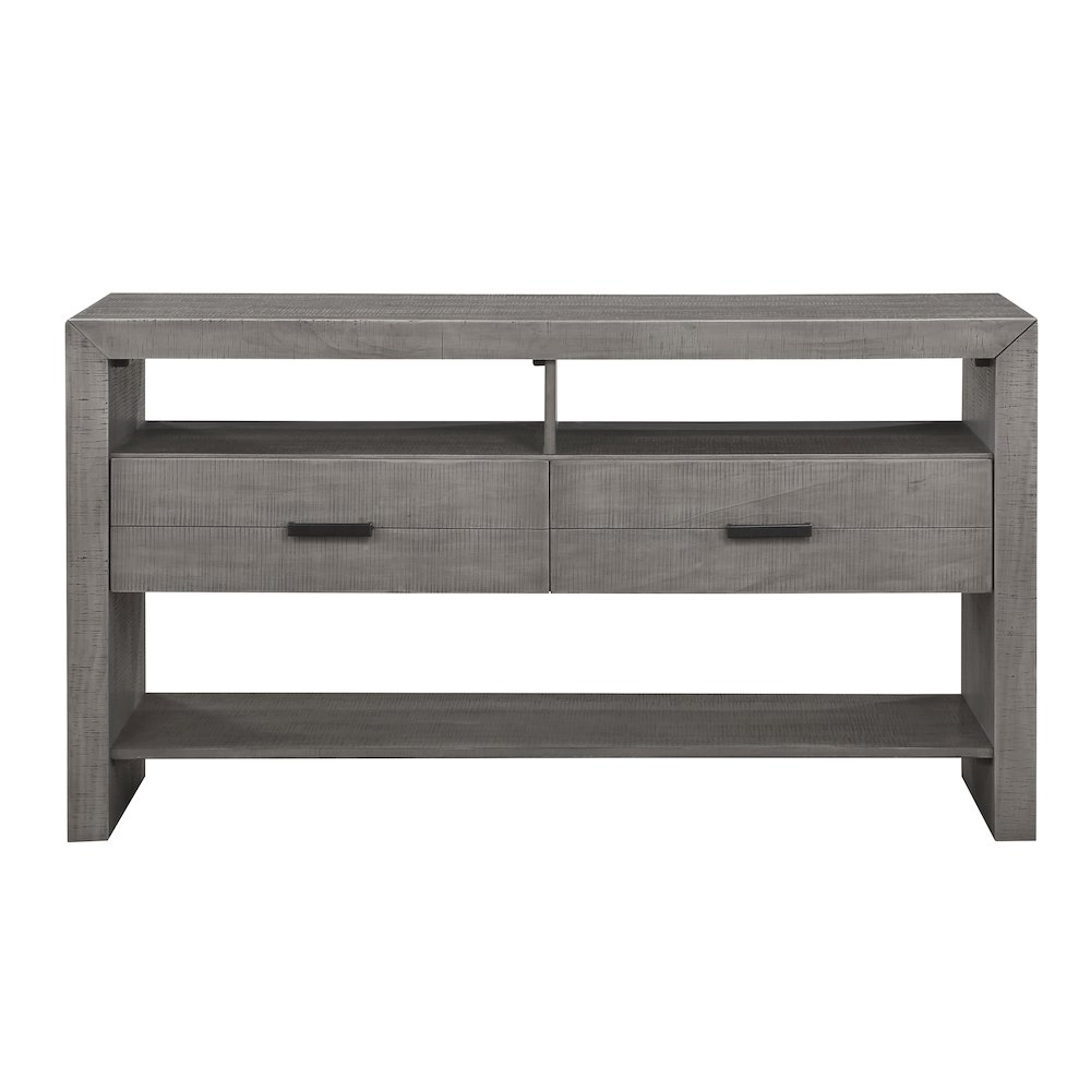 Gresham Acacia Veneer Dining Room Server in Gray. Picture 3