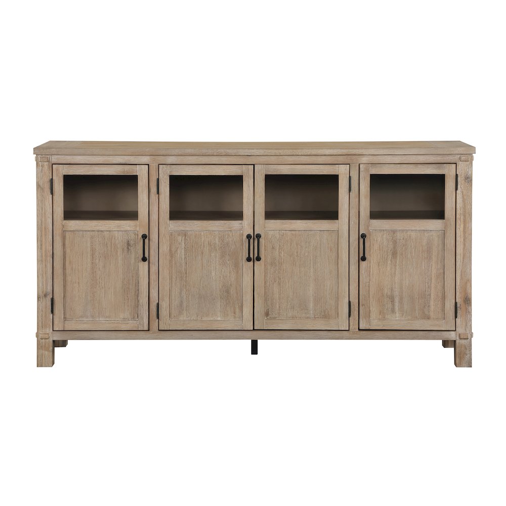 Aberdeen Acacia Veneer Dining Room Server in Distressed light oak. Picture 3