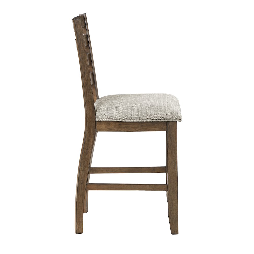 Tigard Textured Counter Height Chair, set of 2 in Beige. Picture 5