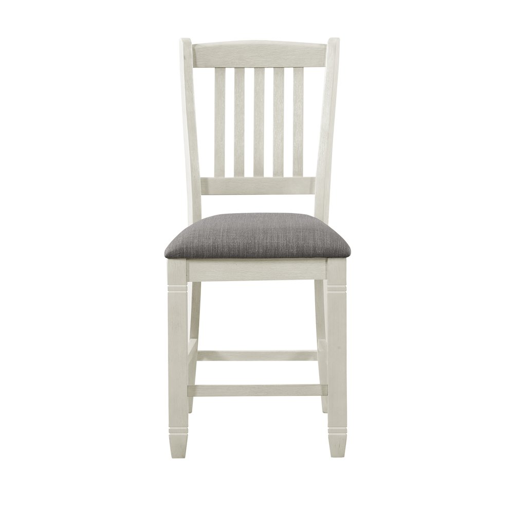 Granby Textured Counter Height Dining Chair, set of 2 in Gray. Picture 3