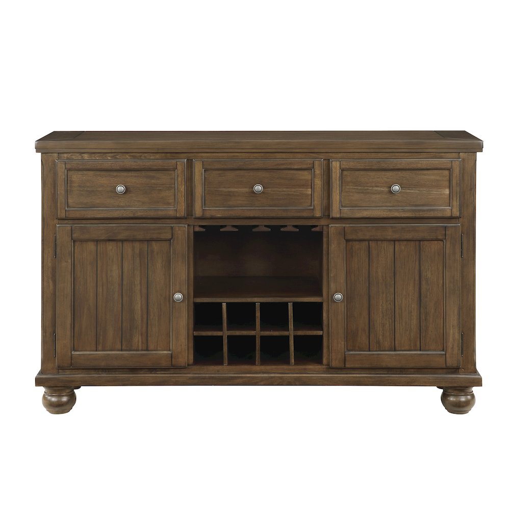 Tigard Acacia Veneer Dining Room Server in Cherry. Picture 3