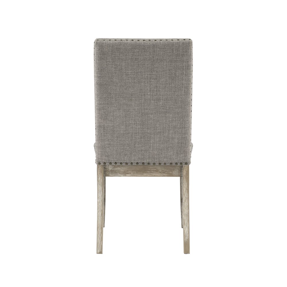 Southlake Textured Dining Room Side Chair, set of 2 in Light gray. Picture 3