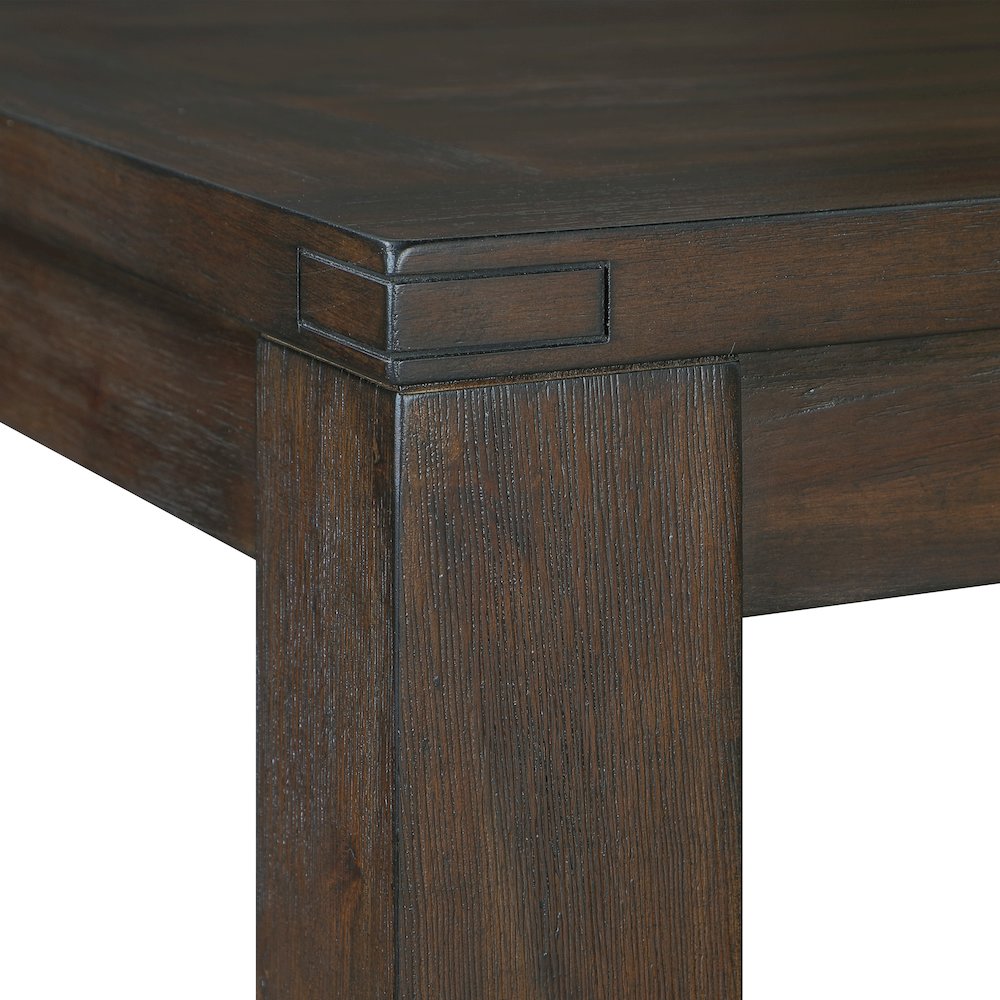 Paulson Acacia Dining Table in Dark Brown. Picture 8