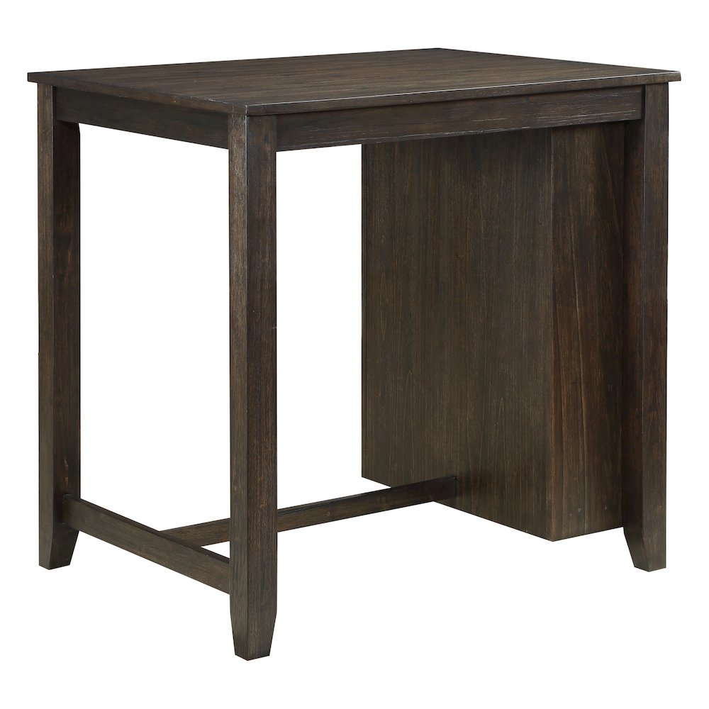 Daye Wood Veneer Counter Height Set (Set of 3) in Brown Finish. Picture 3
