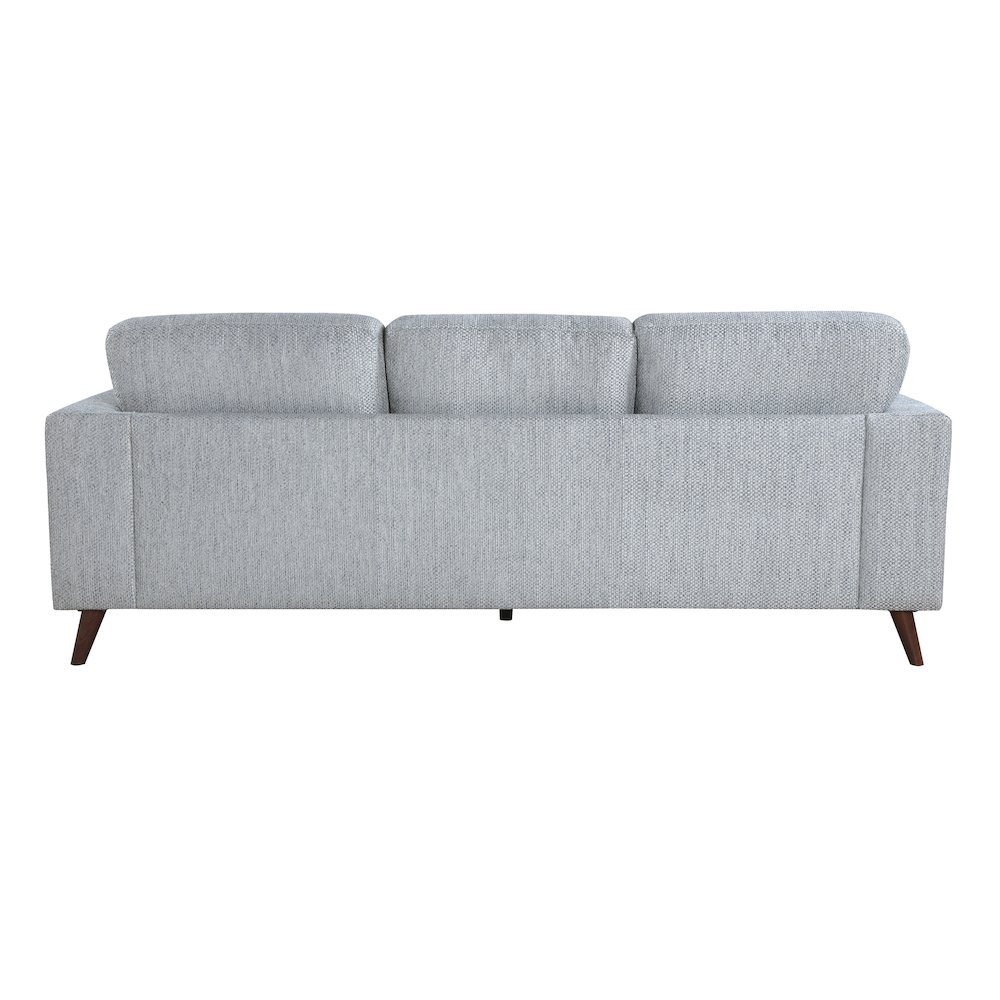 Broadway Chenille Sofa in Blue-Gray. Picture 4