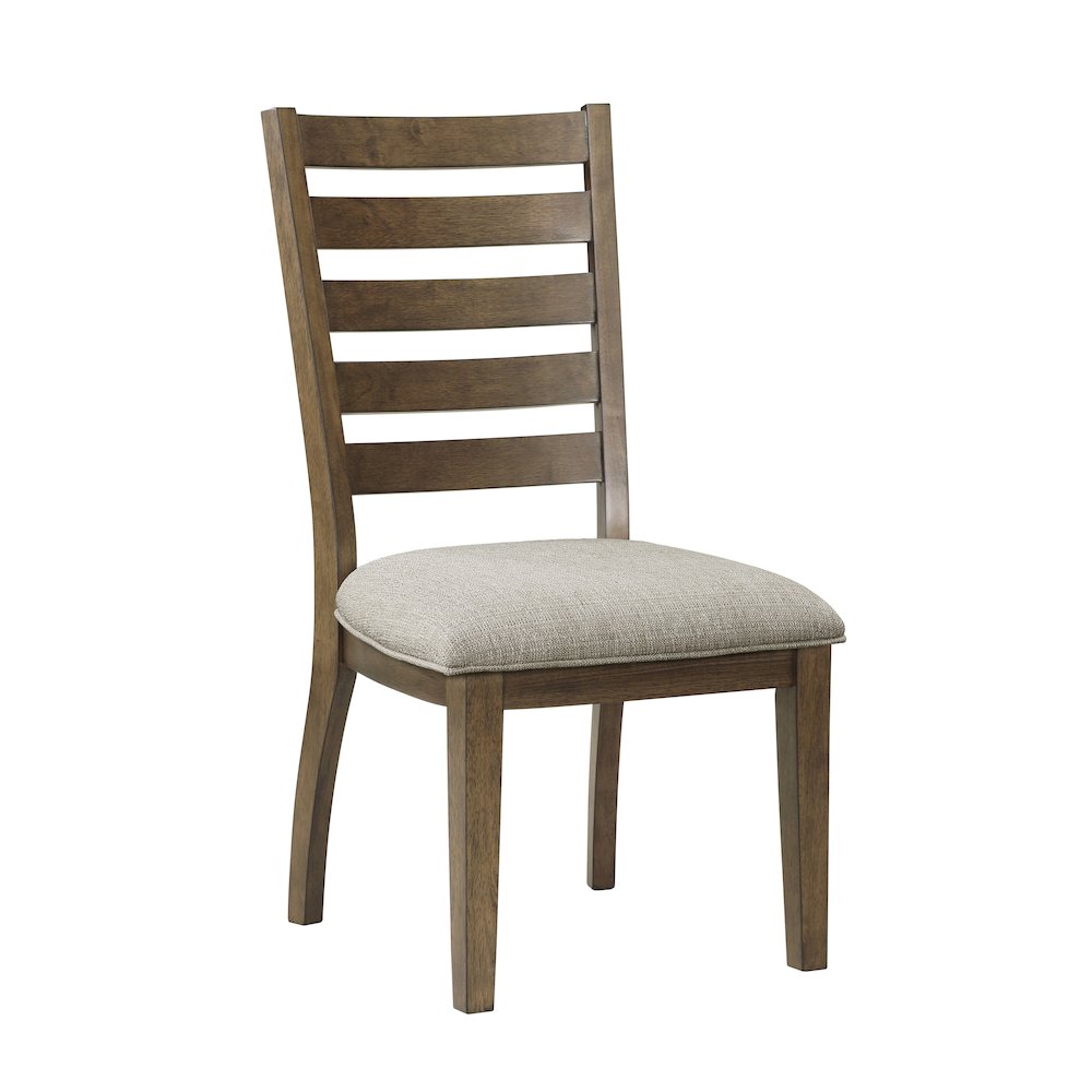 Tigard Textured Dining Room Side Chair, set of 2 in Beige. Picture 1