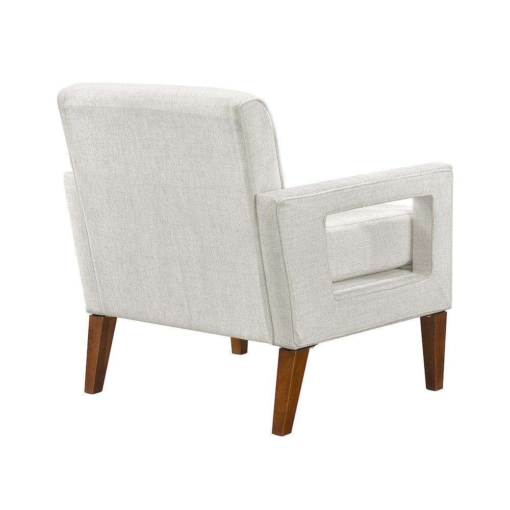 Belfort Chenille Chair in Beige. Picture 5
