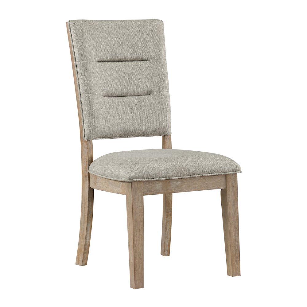 Aberdeen Textured Dining Room Side Chair, set of 2 in Beige. Picture 1