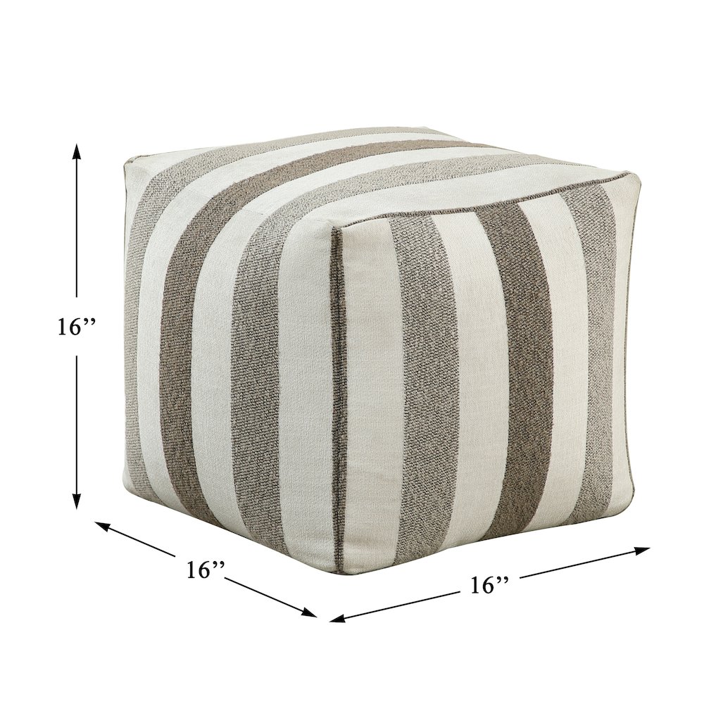 Cravat  Jacquard Pouf In Multi Color. Picture 4