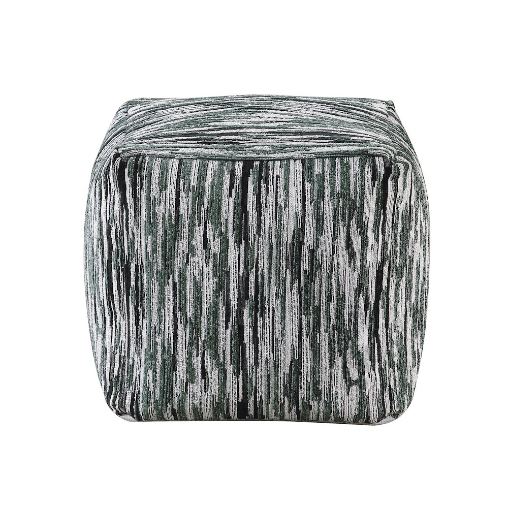 Lundy  Jacquard Pouf In Multi Color. Picture 3