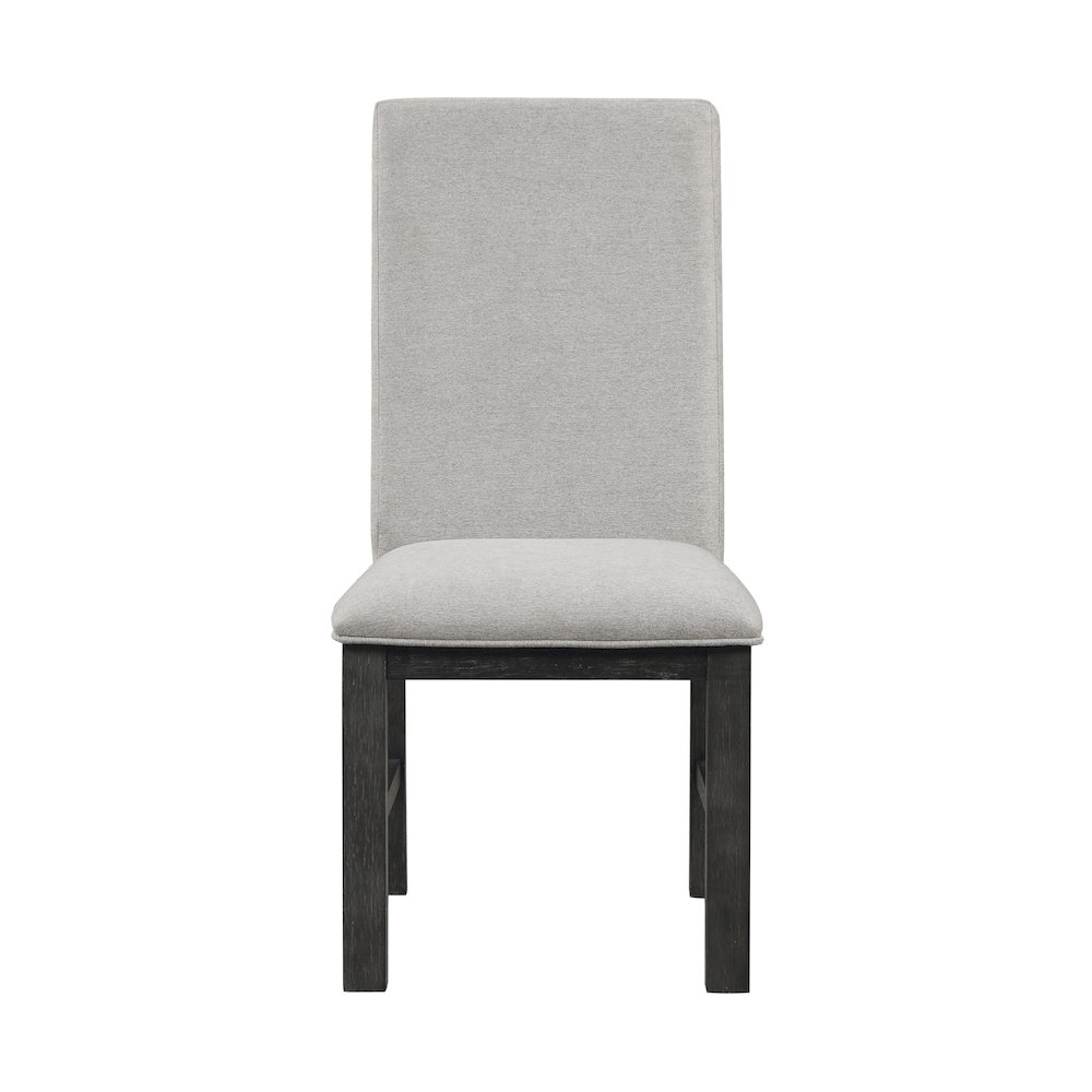 Orem Textured Dining Room Side Chair, set of 2 in Gray. Picture 5