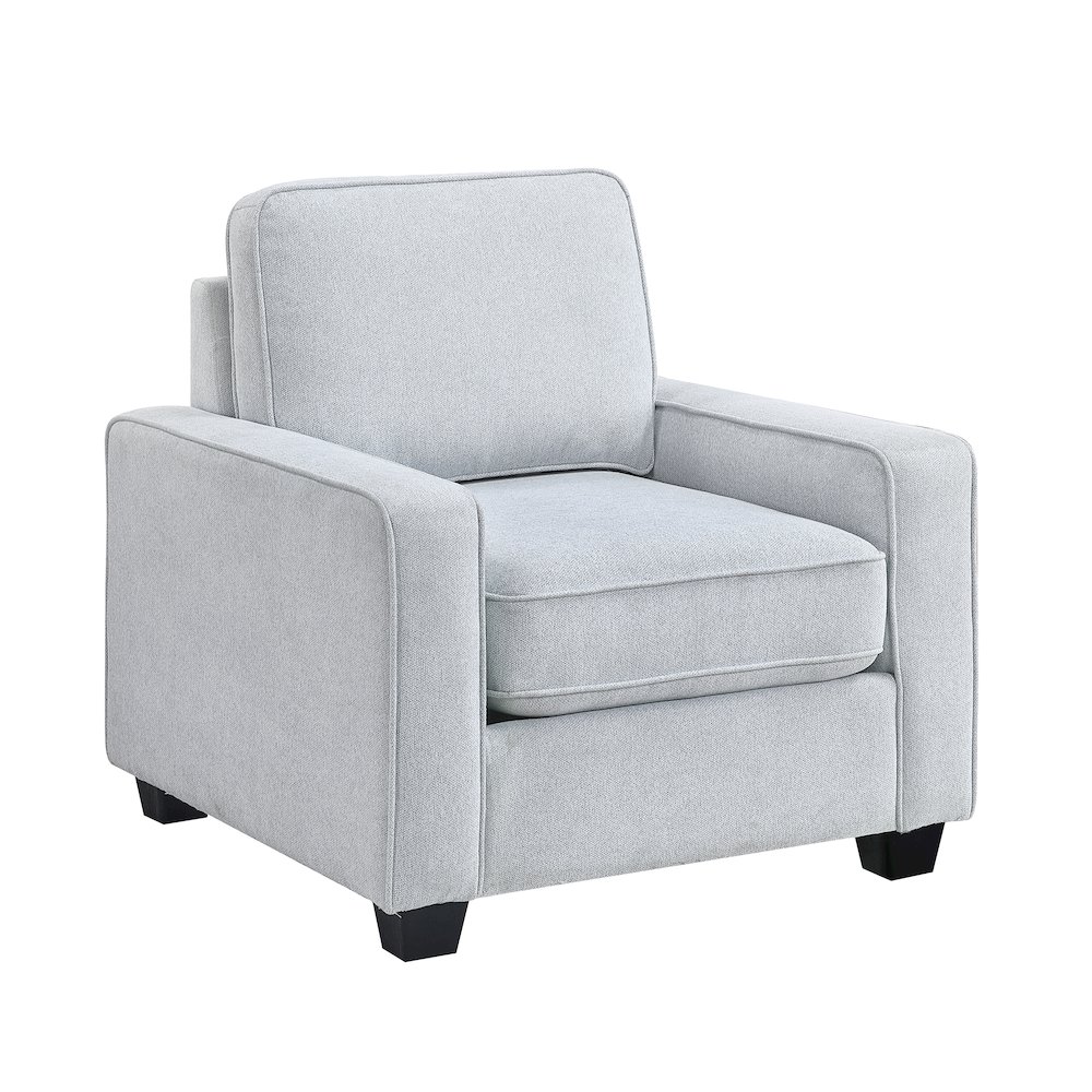 Gael Textured Chair in Gray. Picture 1