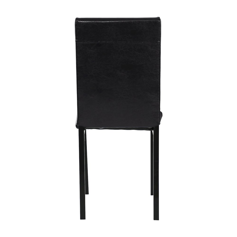 Tempe Metal Dining Room Chair, Set of 4 in Black Finish. Picture 3