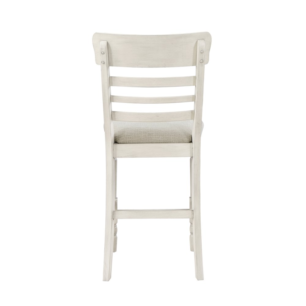 Alburgh Textured Counter Height Chair, set of 2 in Light gray. Picture 3