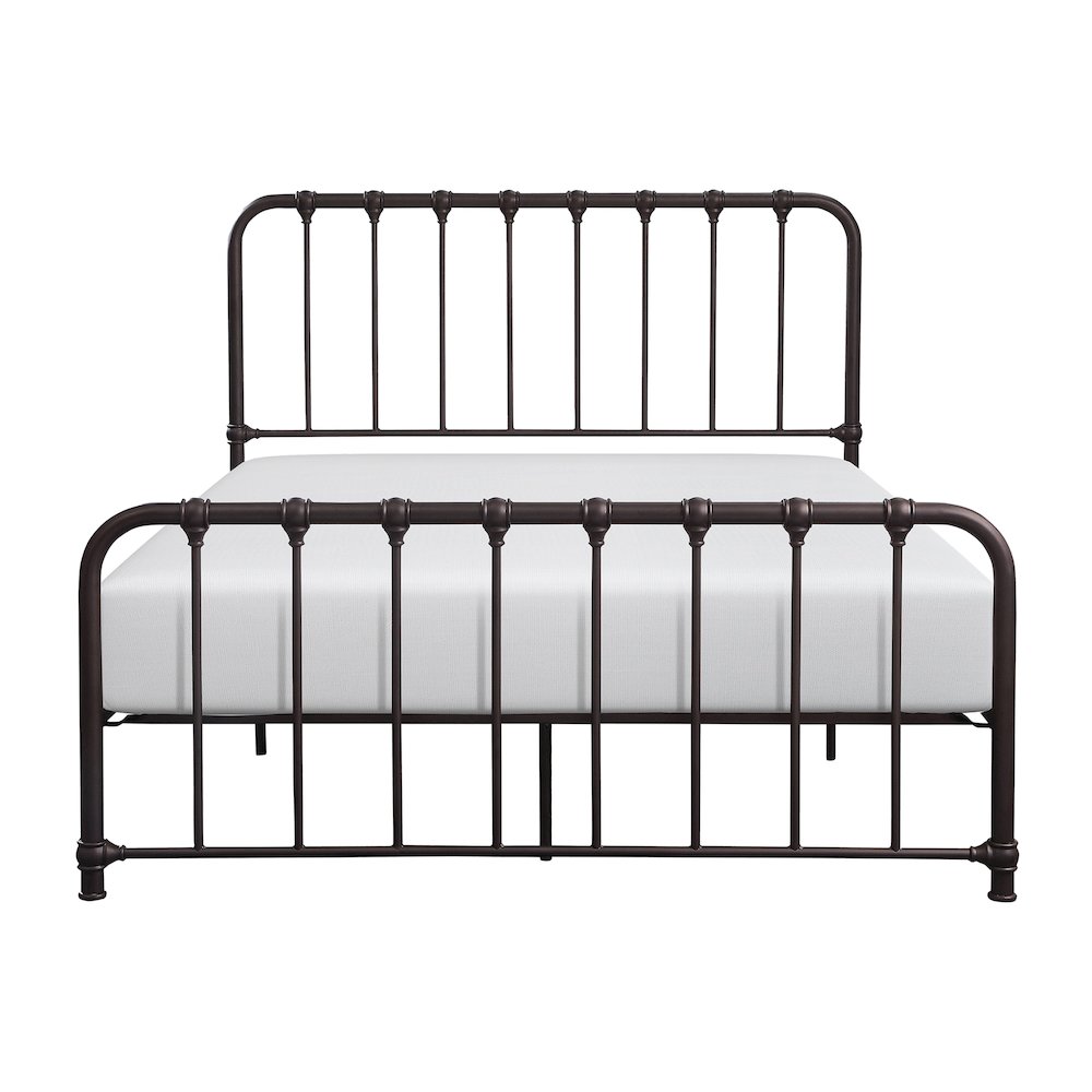 Bethany Metal Full Metal Platform Bed in Dark Bronze. Picture 3