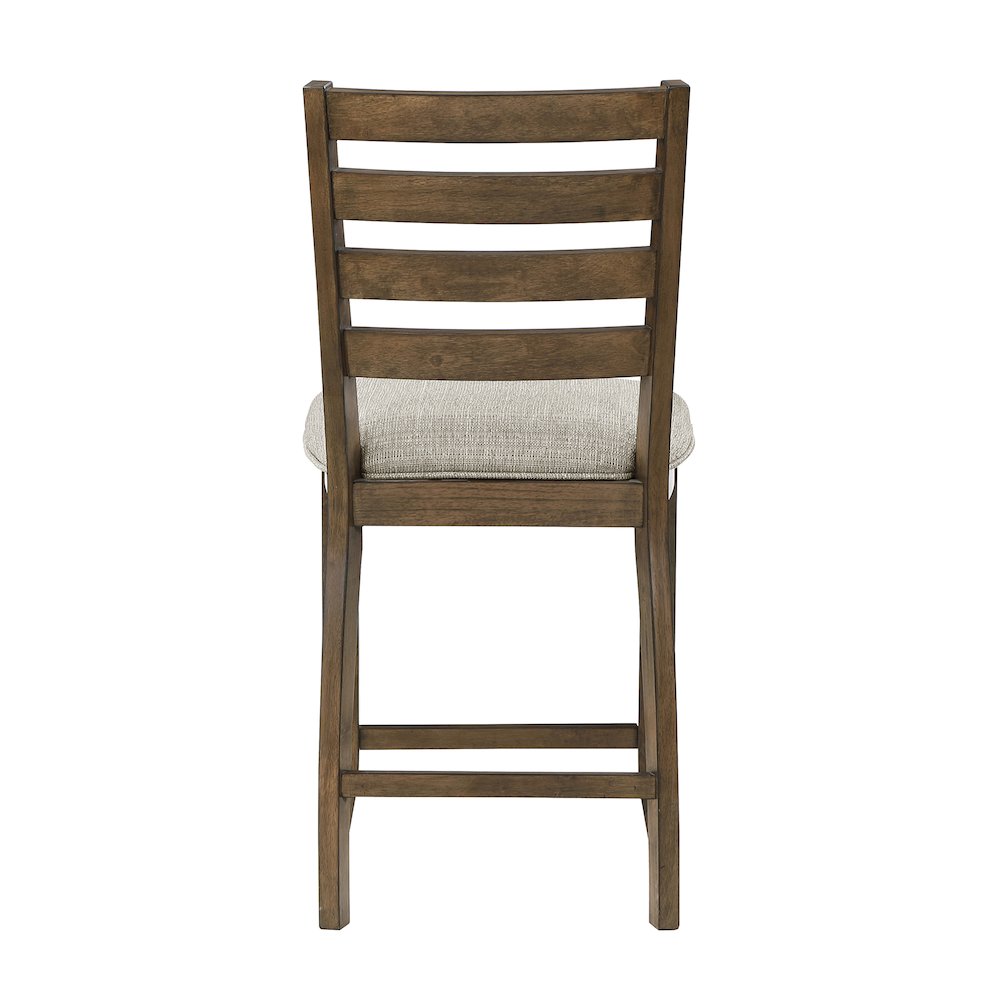 Tigard Textured Counter Height Chair, set of 2 in Beige. Picture 3