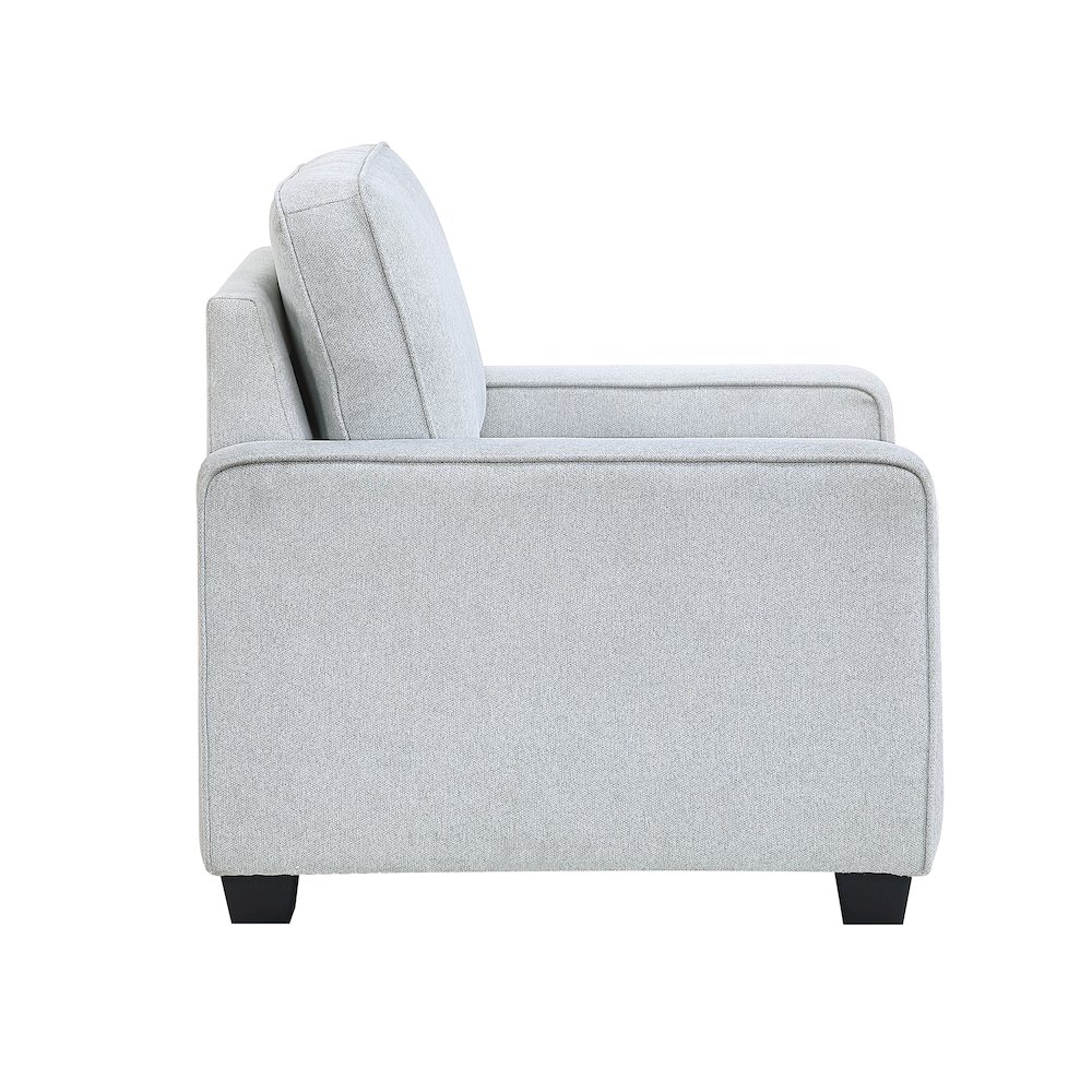Gael Textured Chair in Gray. Picture 7