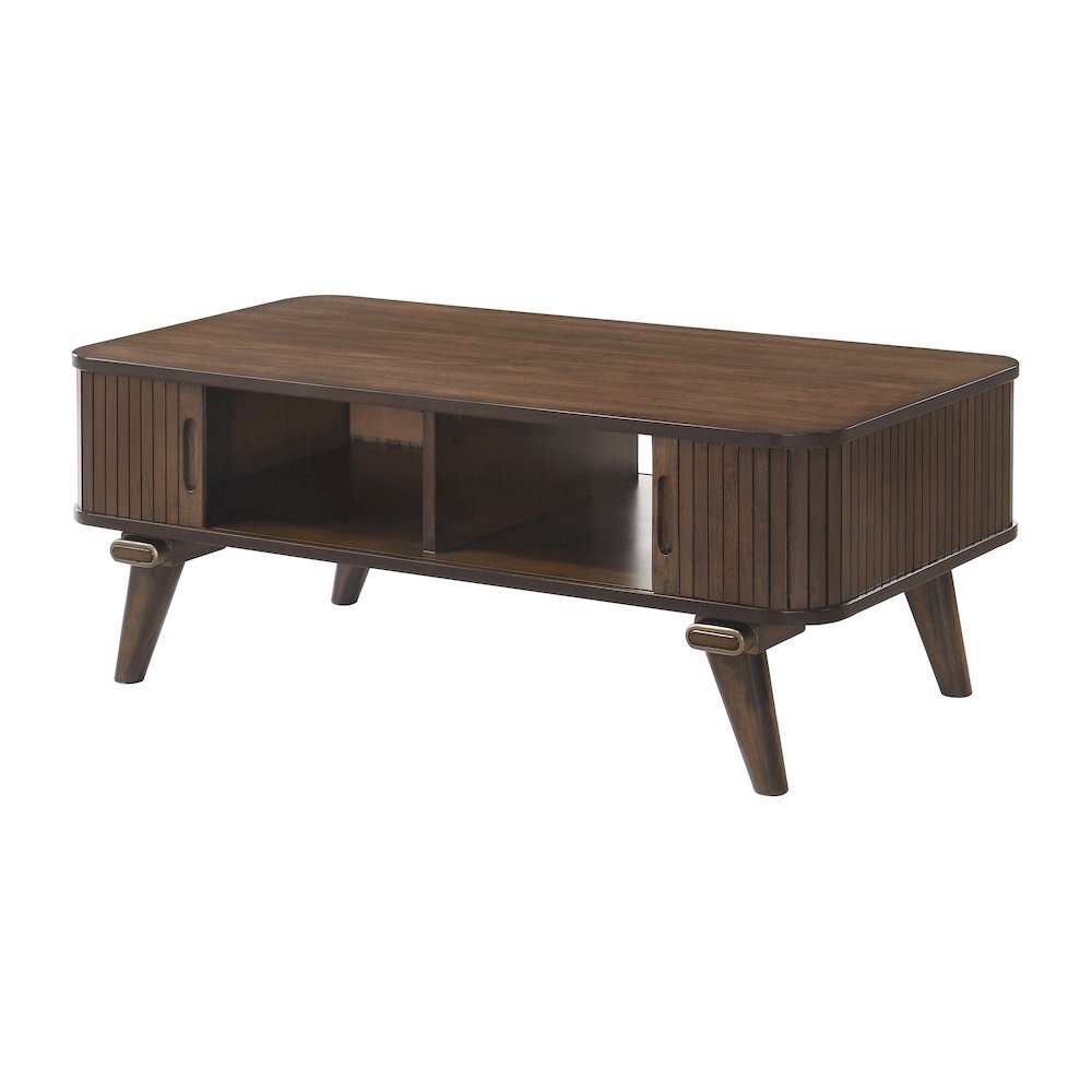 Monroe Asian Hardwood Cocktail Table in Mango. Picture 8