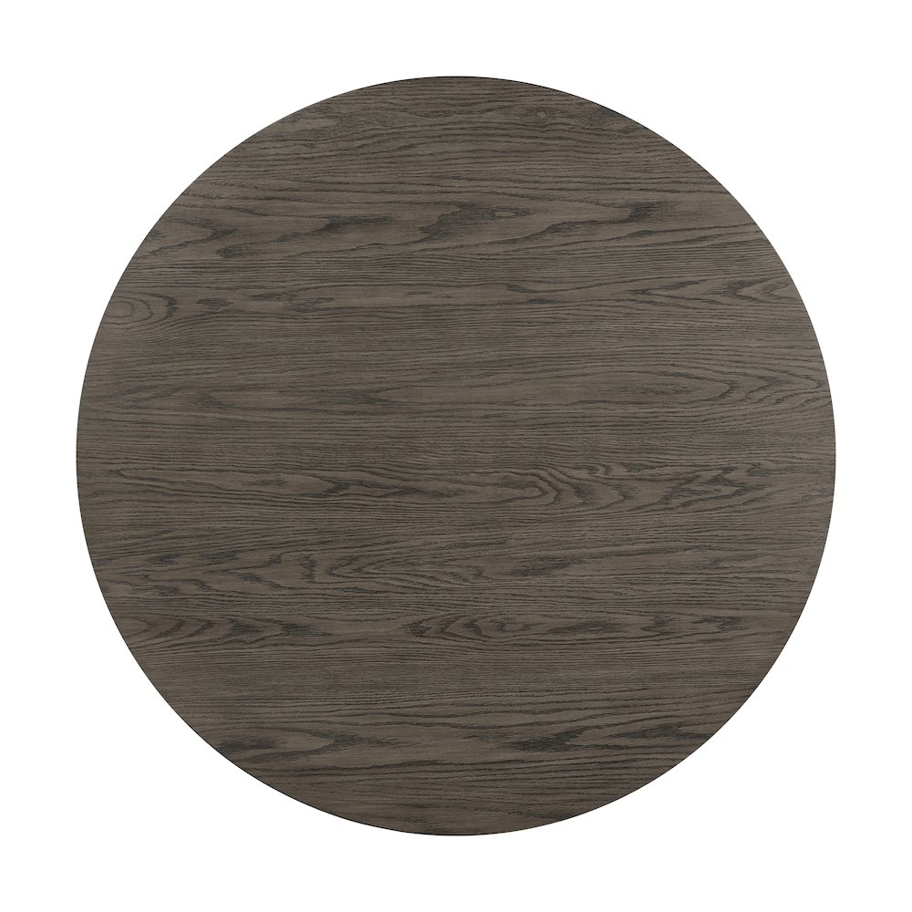 Crowley Oak Veneeer Counter Height Table in Black. Picture 5