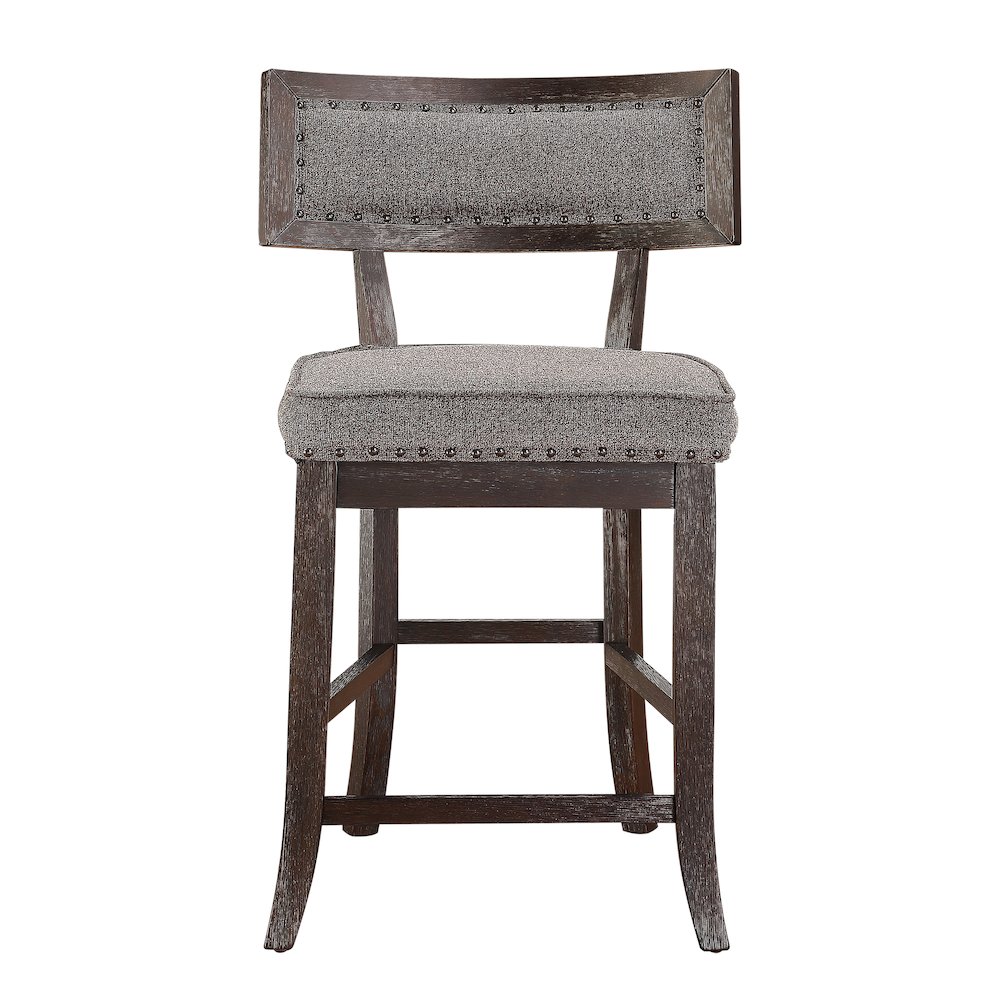 Oxton Wood Counter Height Dining Chair, set of 2 in Baltimoe espesso. Picture 3