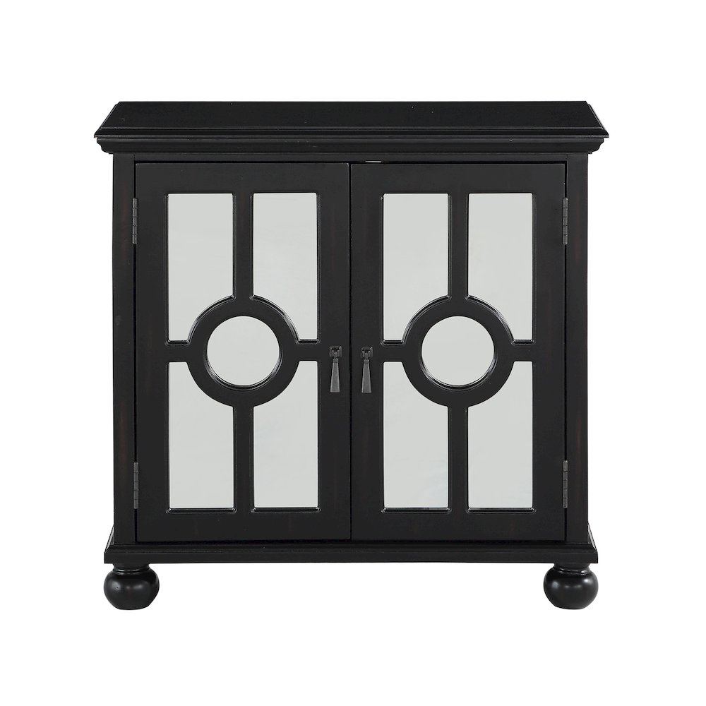 Poppy Asian Hardwood Accent Chest in Antique Black. Picture 4