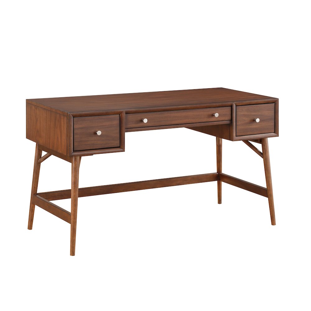 Frolic Poplar Writing Desk in Brown. Picture 1