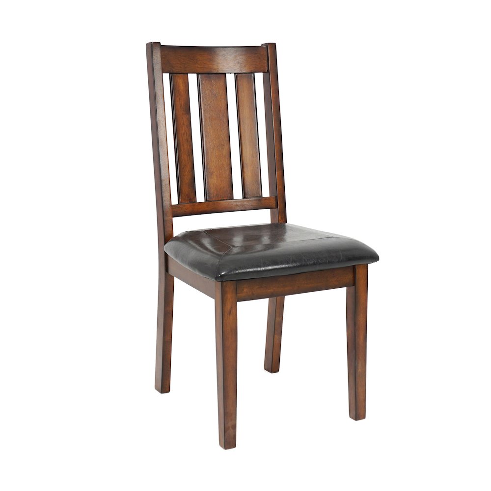 Delmar Asian Hardwood 6-Piece Pack Dinette Set in Espresso. Picture 3