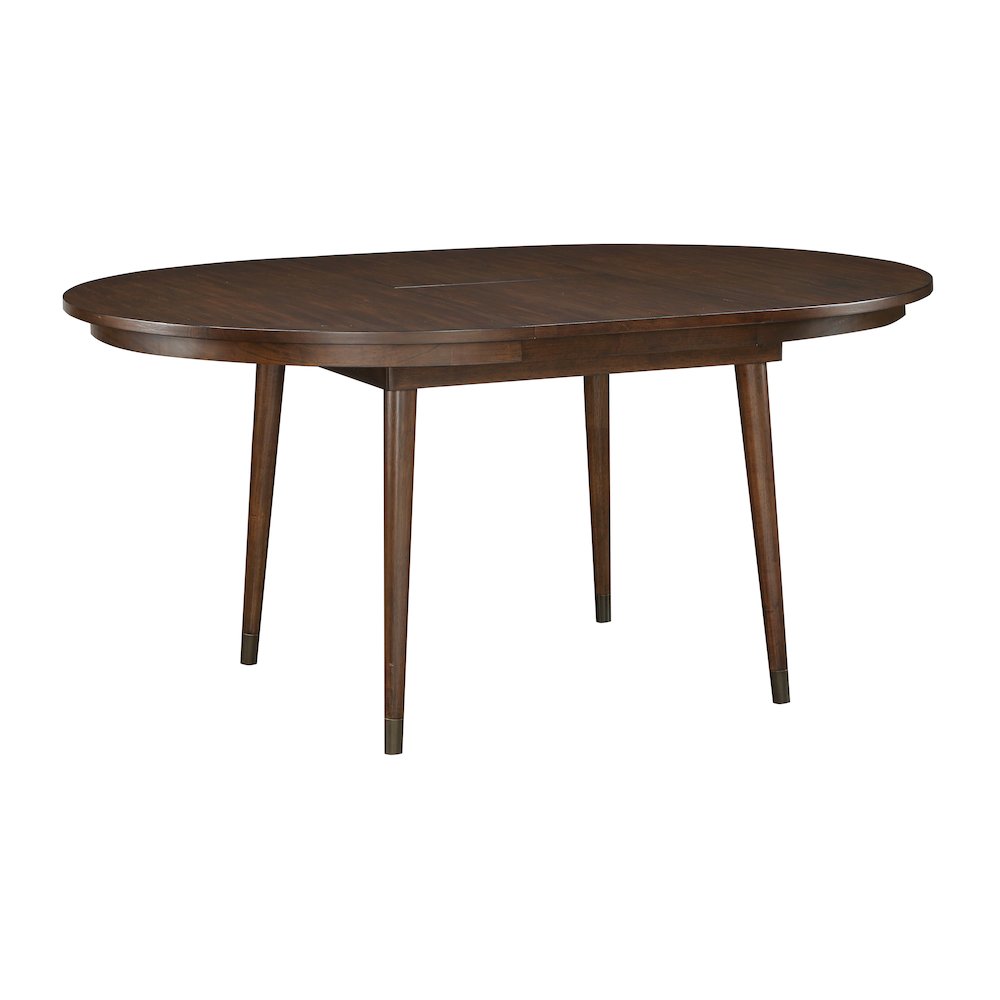 Clive Asian Hardwood Dining Table in Cherry. Picture 2