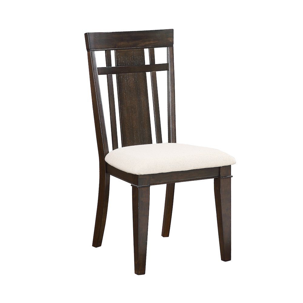 Makah Wood Dining Room Side Chair, set of 2 in Beige. Picture 1