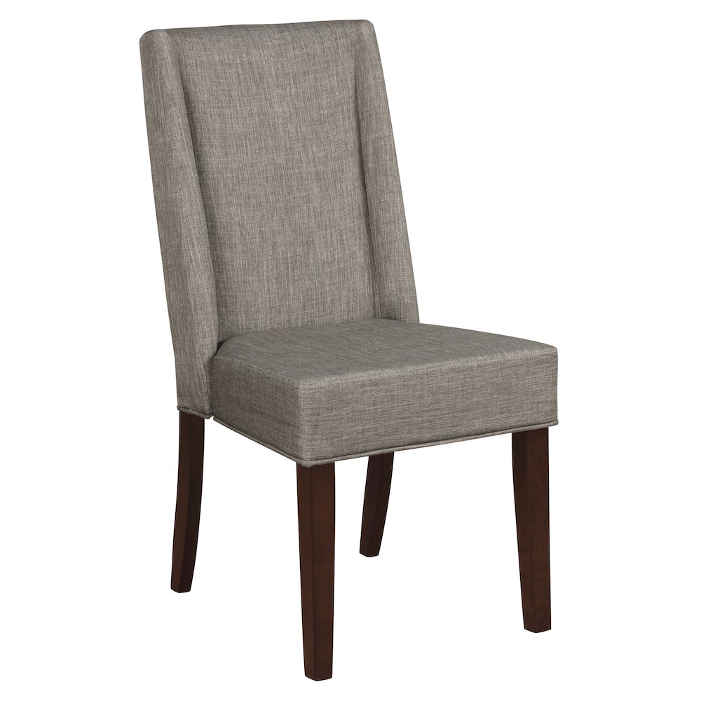 Kavanaugh Wood Dining Room Side Chair, set of 2 in Gray. Picture 1
