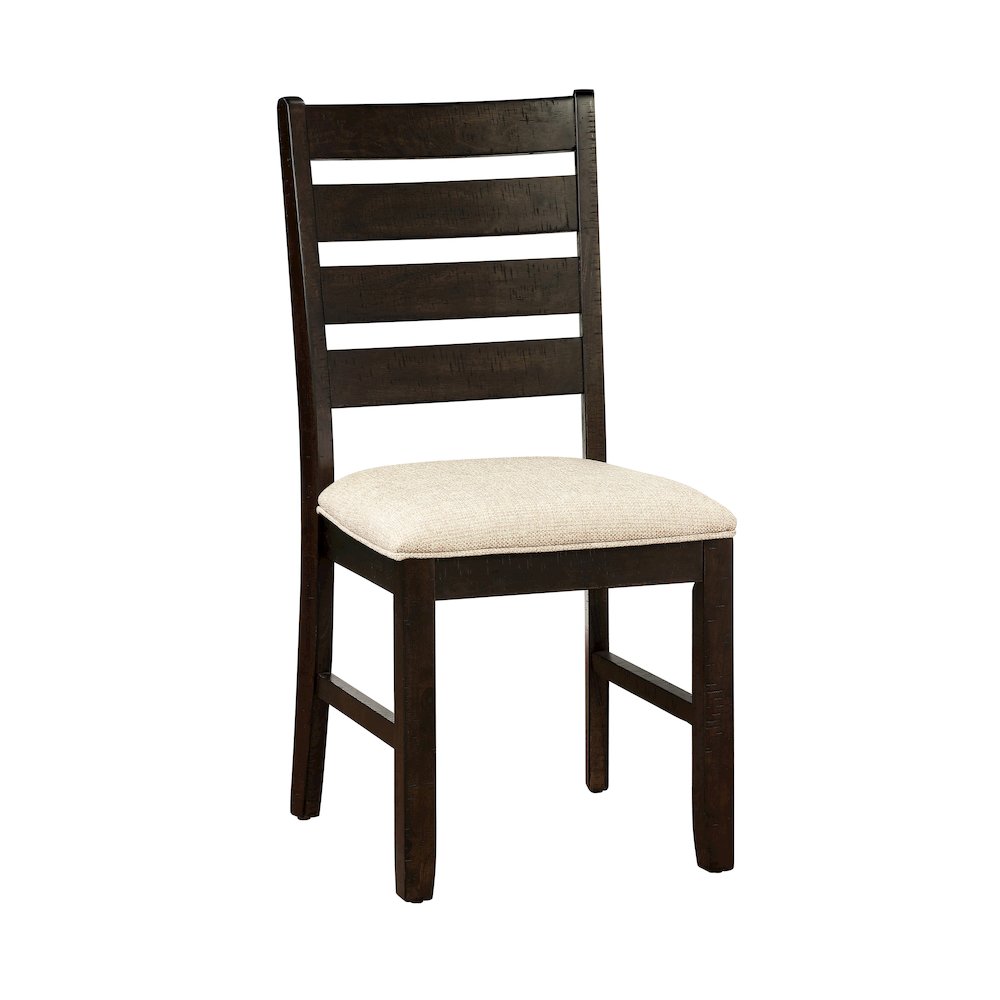 Blair Farm Asian Hardwood 7-Piece Pack Dinette Set in Brown. Picture 3