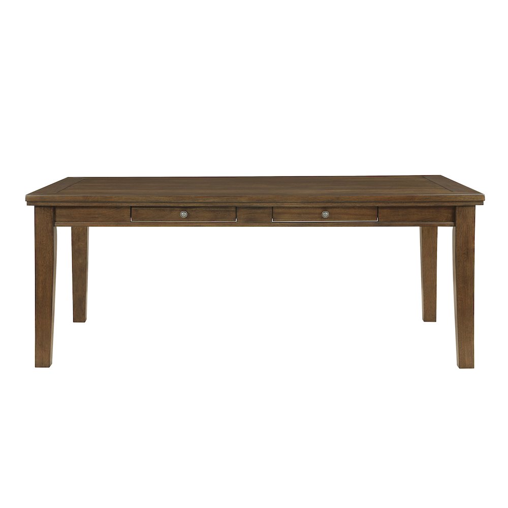 Tigard Acacia Veneer Dining Room Table in Cherry. Picture 3